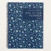 Personalisierter Dog Sitter Planer (Vorderseite)
