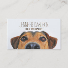 Personalisierter Dog Trainer Visitenkarte