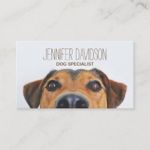 Personalisierter Dog Trainer Visitenkarte