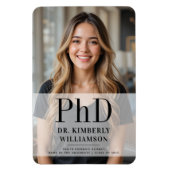 Personalisierter Doktor der Philosophie Abschluss Magnet (Vertikal)