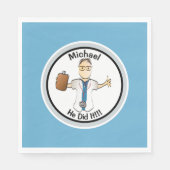 Personalisierter Doktor Krankenpfleger Abschluss f Serviette (Vorderseite)