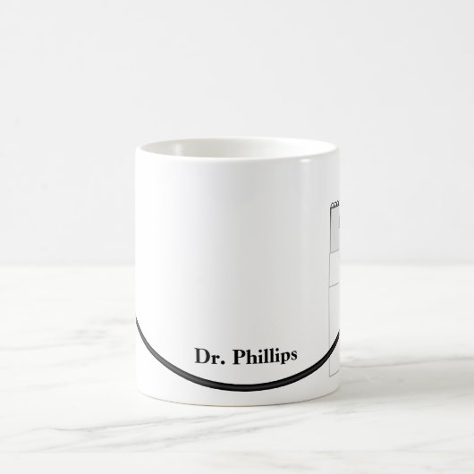 Personalisierter Doktor Mug Kaffeetasse (Mittel)