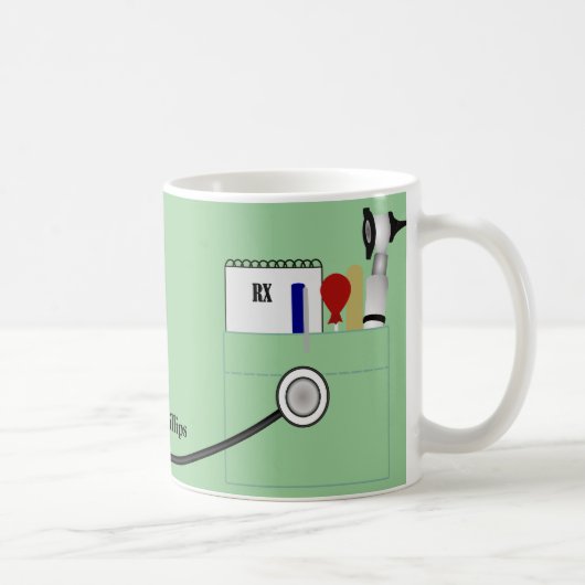 Personalisierter Doktor Mug Kaffeetasse (Rechts)