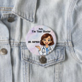 Personalisierter Doktortitel-Button Button (Beispiel)