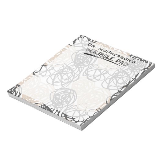 Personalisierter Doktortitel Notizblock (Rotiert)