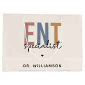 Personalisierter DOM-Facharzt Große Geschenktüte (Rückseite)