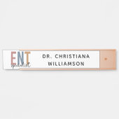 Personalisierter DOM-Facharzt Türschild (Vorderseite )