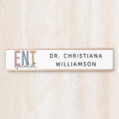 Personalisierter DOM-Facharzt Türschild (Vorderseite )