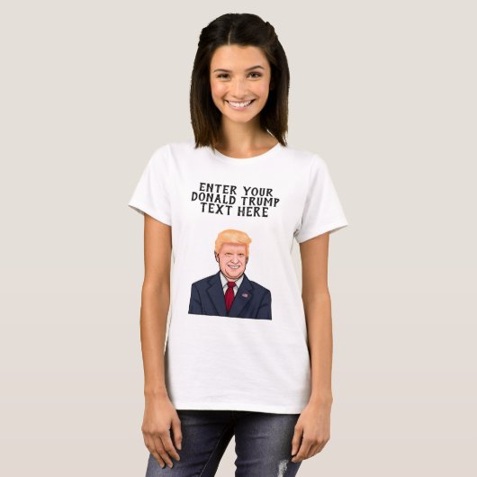PERSONALISIERTER DONALD TRUMP T-Shirt (Vorne ganz)