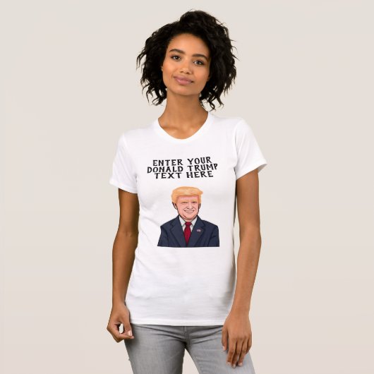 PERSONALISIERTER DONALD TRUMP T-Shirt (Vorne ganz)