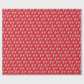 Personalisierter Donner Blitz und Herz Geschenkpapier (Flach)