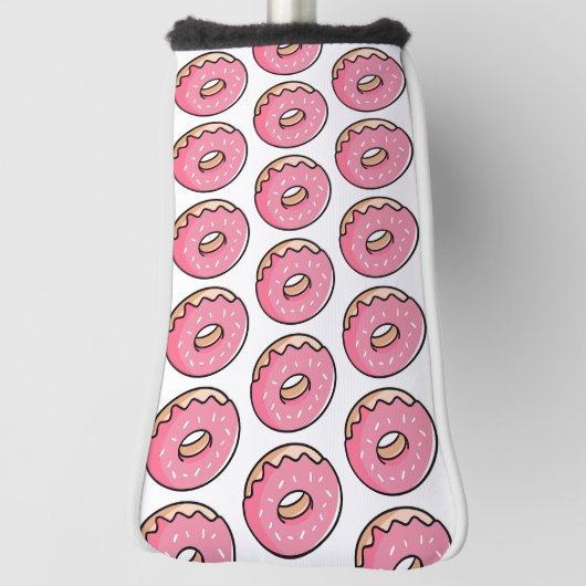 Personalisierter Donut Pattern Golf Putter Cover Headcover (Rotieren 90)