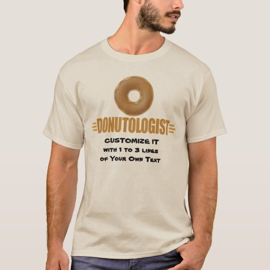 Personalisierter Donut T-Shirt (Vorderseite)