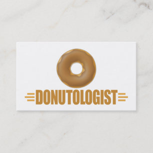 Personalisierter Donut Visitenkarte