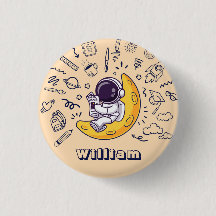 Personalisierter Doodle-Weltraum-Planeten-Back-to-