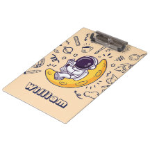 Personalisierter Doodle-Weltraum-Planeten-Back-to-