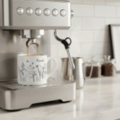 Personalisierter Doodle Wildpflanzen Espresso-Bech Espressotasse