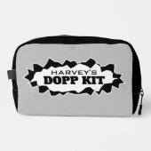 Personalisierter Dopp Kit Toilettenbeutel für Männ Waschbeutel (Vorderseite)