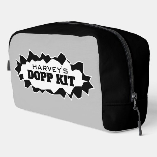 Personalisierter Dopp Kit Toilettenbeutel für Männ Waschbeutel (Rechte Ecke)