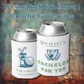 Personalisierter Dosenkühler | Bachelor Golf Par'T
