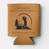 Personalisierter Dosenkühler | Bachelor Golf Weeke (Vorderseite)