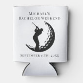 Personalisierter Dosenkühler | Bachelor Golf Weeke (Vorderseite)