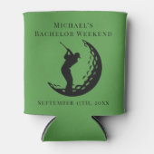 Personalisierter Dosenkühler | Bachelor Golf Weeke (Vorderseite)