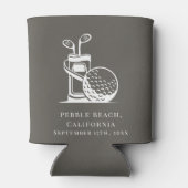 Personalisierter Dosenkühler | Bachelor Golf Weeke (Rückseite)