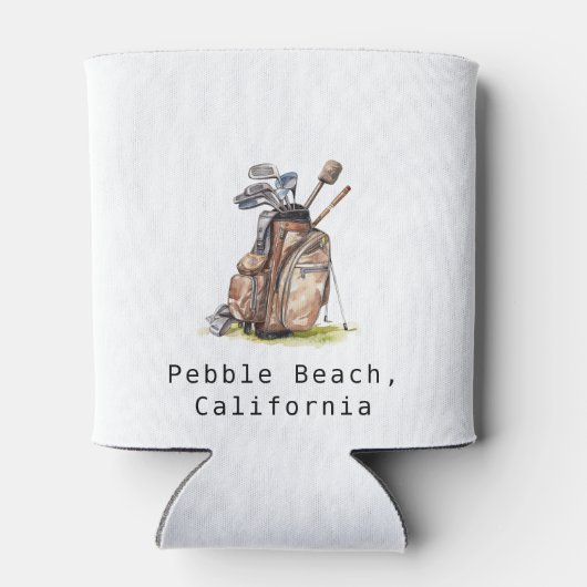 Personalisierter Dosenkühler | Bachelor Golf Weeke (Rückseite)