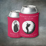 Personalisierter Dosenkühler | Bachelor Golf Weeke<br><div class="desc">Personalisierter Dosenkühler | Bachelor Golf Weekend Personalisiert Can Coolers sind die perfekte Erinnerung an Ihren besonderen Tag. Herzlich willkommen zu einer lustigen und unvergesslichen Junggesellen-Party! Fügen Sie diesem Design Ihre benutzerdefinierte Formulierung hinzu, indem Sie die "Diese Vorlage bearbeiten"-Felder auf der rechten Seite des Elements verwenden, oder klicken Sie auf die...</div>