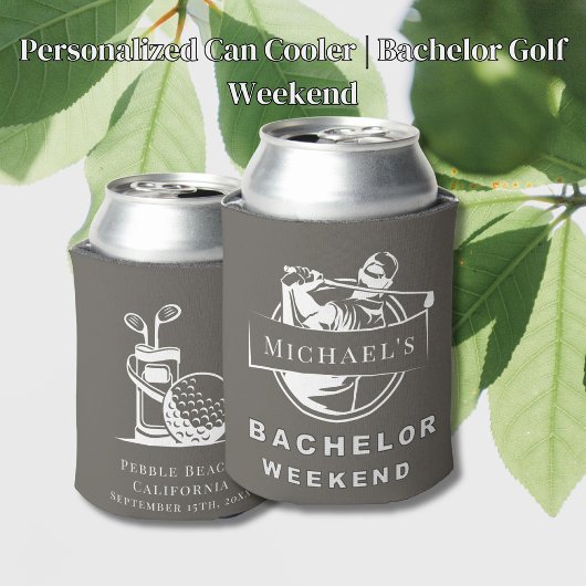Personalisierter Dosenkühler | Bachelor Golf Weeke