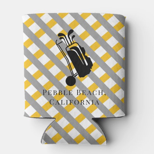 Personalisierter Dosenkühler | Bachelor Golf Weeke (Rückseite)