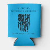 Personalisierter Dosenkühler | Jagdwoche Bachelor (Vorderseite)
