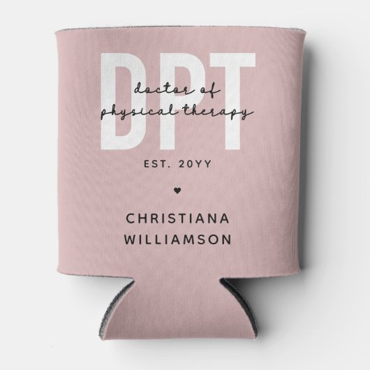 Personalisierter DPT Arzt für Physikalische Therap Dosenkühler (Vorderseite)