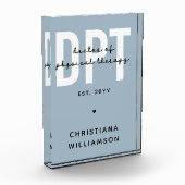 Personalisierter DPT Arzt für Physikalische Therap Fotoblock (Links)