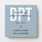 Personalisierter DPT Arzt für Physikalische Therap Fotoplatte (Vorderseite)