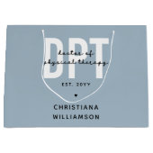 Personalisierter DPT Arzt für Physikalische Therap Große Geschenktüte (Vorderseite)