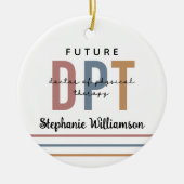 Personalisierter DPT Arzt für Physikalische Therap Keramik Ornament (Vorne)