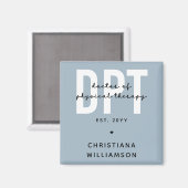 Personalisierter DPT Arzt für Physikalische Therap Magnet (Vorderseite/Rückseite)