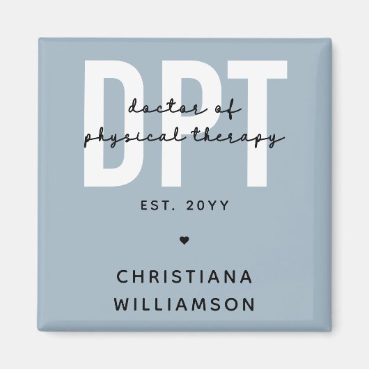 Personalisierter DPT Arzt für Physikalische Therap Magnet (Vorne)