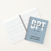 Personalisierter DPT Arzt für Physikalische Therap Notizblock (Innenseite)