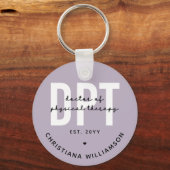 Personalisierter DPT Arzt für Physikalische Therap Schlüsselanhänger (Rückseite)