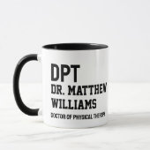 Personalisierter DPT Arzt für Physikalische Therap Tasse (Links)