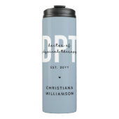 Personalisierter DPT Arzt für Physikalische Therap Thermosbecher (Vorderseite)