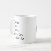 Personalisierter DR-Abschlussbecher, Geschenk für Kaffeetasse (Vorderseite Links)