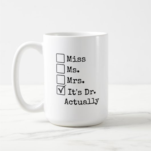 Personalisierter DR-Abschlussbecher, Geschenk für  Kaffeetasse (Links)