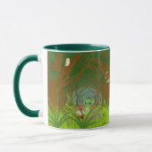 Personalisierter Drache und Freund Tasse (Links)