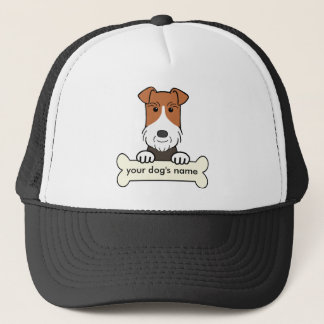 Personalisierter Drahtfox-Terrier Truckerkappe