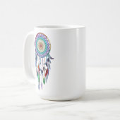 Personalisierter Dreamcatcher Kaffeetasse (Vorderseite Links)