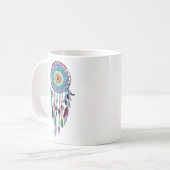 Personalisierter Dreamcatcher Kaffeetasse (Vorderseite Links)